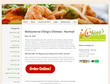 Tablet Screenshot of chingsnormal.com